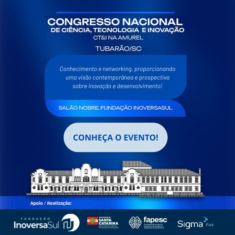 Congresso Nacional de Ciência, Tecnologia e Inovação – CT&I na AMUREL